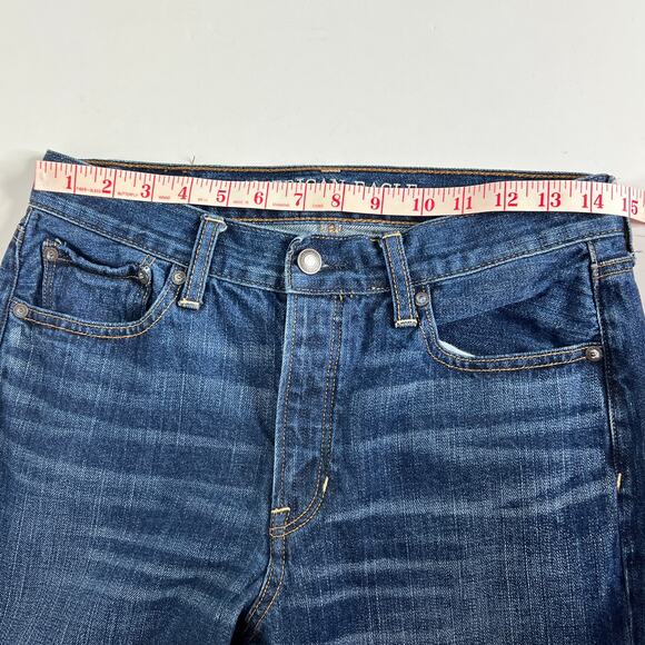 American Eagle Vintage Hi Rise Jeans Dark Wash Denim Size 8 - Picture 8 of 11